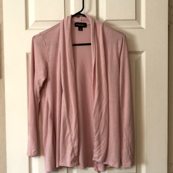 Sweaters - 🔥4/$12! pink lightweight cardigan size M EUC